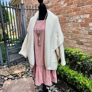 NWT Anthropologie Maeve Pink Rose Corduroy Dress